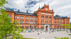 Södra Latins gymnasium, en av 160 AI-styrte bygninger som minsker energiforbruket og ikke minst utgiftene. Foto: Ingemar Edfalk