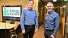 To energiske typer. Fagansvarlig for FDVU & Proptech hos Statens Vegvesen, Martin H. Sæther (t.v.) sammen med Tommy Hagenes i Energy Control