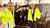 På bildet ser vi fra venstre, Morten Lerengen, divisjonsdirektør VA, Thorbjørn Olsen, salgssjef VA, og Roger Lunde, administrerende direktør i Heidenreich AS
