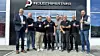 På bildet ser vi fra venstre, Bjørn-Erik Kristiansen (Regionssjef Nord Ahlsell), Per Morten Krokdal (Salgsleder Industripartner, Lars Erik Finne (Direktør M&A Ahlsell), Roar Johnsen (Kundebehandler Industripartner) – bak, Ola Blomli (Senior Kundebehandler Industripartner) – foran, Christoffer Wikan (eier Industripartner), Øyvind Haugen (Kundebehandler Industripartner) – bak, Jon Anders Ofstad (Verksted- og Serviceleder Industripartner) – foran, Arne Sundli (Butikkleder Industrivarer), Stian Solemdal (Salgssjef Industri & Bygg Ahlsell)