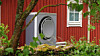 Utedel til luft-til-vann-varmepumpe. FOTO: Enova.