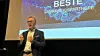 Lars Tendal under sitt foredrag på generalforsamlingen til RørNorge.sist uke. Foto: RørNorge