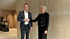 Business Leader Europe North i Honeywell Fire, Paul de Bruin, og administrerende direktør i Berggård Amundsen, Hege Amundsen Elvestad, møttes på Langhus tidligere i høst.