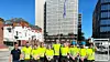 Roth Norge leverer prefabrikkerte fordelerskap til det nye Fylkeshuset i Steinkjer gjennom FLOW T-Rør Steinkjer som er underentreprenør til Veidekke i dette prosjektet. Her ser vi fra venstre Lars Ketil Aune, Roth Norge, Magnus Ekker, Steffen Granås, Hanne Stormo Winje, Linda Ekseth, Teodor Øverland, Hallvar Hallan, Lavrans Mømb Granås, Peder Ringstad og Steffen Værdal Kvam, alle FLOW T-Rør i Steinkjer.
