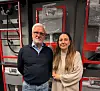 Geir Herdlevær og Daniella Gulbrandsen.