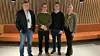 På bildet ser vi fra venstre, Armand Åsheim, Multiconsult – Freddy Hagelund, Planteknikk - Henning Nielsen, Multiconsult - Kristin Høili, Multiconsult.