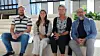 Sammen med Fagskolen Oslo har AF Energi utviklet et nytt og målrettet kompetanseprogram for egne fagarbeidere. På bildet: Sondre Øvrebø, Rikke Bjørnland, Anne Kristine Eggen Lervik og Allan Gloinson. Foto: AF Gruppen/Thea Rønneberg