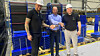 På bildet ser vi fra venstre: Odd Johan R. Dias, salgssjef i Prefab Partner, Arben Yabali, CEO i Ares PHE, Morten Gjedrem, daglig leder i Prefab Partner.