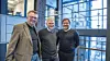 BildeT: Fra venstre, Odd Treffen i Saint-Gobain Distribution Norway, Kennet Hegre i Brødrene Dahl og Tor Strand Jacobsen i Byggtjeneste.