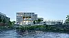Den nye skolen blir et kulturelt peilemerke og episenter for læring og sosialt samvær ved havnefronten i Harstad by Ola Roald Arkitektur AS og C.F Møller Architects