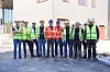 Her ser vi noen av de som har vært delaktig i prosjektet under Sig.Halvorsen, Rønning Elektro, og Teqva Total. Foto. Sig.Halvorsen AS På taket er det installert solceller. Foto. Sig.Halvorsen