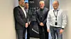 På bildet ser vi fra venstre, Kjell Jarle Furnes, daglig leder i Semaphore, Lars Eirik Berg, direktør GRC i Semaphore, Jan-Erik Skaug, gründer og arbeidende styreleder i Pone Biometrics, og Trond Hagen, CTO i Pone.