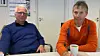 Styreleder i ROR, Baard Aas (til høyre), går i bresjen for å øke kunnskapen til lærlingene og rørleggeren. Einar Mehus er prosjektleder for ROR sitt nye satsingsprosjekt. Foto: Rune Midtskogen