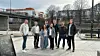 Betonmast Asker og Bærum og OBOS skal utvikle prosjektet Oksenøya bruk. Her fra et signeringstreff i Sandvika. Fra venstre: Lars Erik Bøe Engen (Betonmast), Eskil Thorkildsen (Betonmast), Camilla Øen (Betonmast), Eivind Sætha (Betonmast), Kristine Hasvold (OBOS), William Bergh (OBOS), Herman Engesgaar (OBOS) og Mathias Rodny (OBOS).