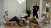 På bildet ser vi temaet bak Drifti AS. Fra venstre, Eyolf Strømme-Svendsen (stol til venstre), Christian Baar Hammerud (Stol i midten) Hans-Marius Engebretsen (Stol til høyre) Stående er daglig leder Knut Magnus Aasli. Foto: Drifti