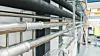 Det nye Geberit Mapress Therm-rørsystemet i rustfritt stål laget av CrTi-stål. For mange industrielle bruksformål, så som trykkluft, inertgasser og undertrykk