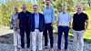 Det nye styre i VVP består av fra venstre, Anne Dahl Øiseth, Robert Torp Halvorsen, Terje Røising, Sigmund Aandstad, Per Ivar Søfteland og Petter Vang.