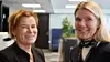 Administrerende direktør i Norsk Kommunalteknisk Forening, Kirsti Kierulf (t.v.) og Consigli-gründer Janne Aas-Jakobsen. Foto: Sindre Haarr