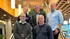 Deler av styret i Kulvent. Bak: Einar Gulbrandsen, Henning Friis og Kristoffer Borge. Foran: Espen Rønning og Thomas Bergersen.