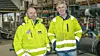 - Vi har sett etter en industriell partner for å bringe selskapet videre, og er strålende fornøyde med at vi endte med Pipelife, sier Arvid Engløkk i QPS. Her sammen med direktør Sigmund Aandstad i Pipelife Norge.