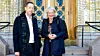 Øystein Seljeflot og Marianne W. Røiseland utenfor Stortinget. Foto: Marius Gulliksrud