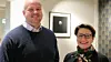 Øystein Ringen-Vatnedalen, daglig leder, Senter for eiendomsfag og Tone Tellevik Dahl, adm.direktør, Norsk Eiendom. Foto Marie Olafsen - Senter for eiendomsfag.
