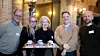 Gruppen ble ønsket velkommen av Christian Sørgjerd (Rødt), politisk rådgiver (kommunal/forvaltning). Fra venstre: Kristian Ilner, Iselin Abell Nilsen, Marianne W. Røiseland, Christian Sørgjerd og Joachim Espe. Foto: Rørentreprenørene Norge.