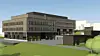 Illustrasjon av Ishavsbyen videregående skole