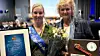 Olaf B. Terjesen er Årets Lærebedrift 2024. Her ser vi faglig leder Birgitte Davidsen i Olaf B. Terjesen, sammen med Elin Moer Brænne, avdelingsleder i Rørentreprenørenes Opplæringskontor - Vestfold, rett etter prisutdelingen.