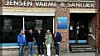 Et nytt kapittel når Jensen Rør & Sanitær blir del av VB Gruppen. Jan Terje Kristiansen, klyngeleder region Buskerud, Thomas Kristoffersen, Regionleder Sør/Øst, Daglig leder i Jensen VVS, Bjørn Jensen og Hilde Jensen, styreleder. Lasse Brun til h..