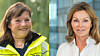 Avdelingsleder anlegg og infrastruktur, Ruth Gunlaug Haug og advokat Siw Linderud i EBA. Foto: EBA