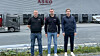 På bildet ser vi fra venstre: Hovedprosjektleder Eskil Hovin i Bravidas serviceelektroavdeling for næringsbygg i Trondheim, Fredrik Børgesen, driftssjef i ASKO Midt-Norge AS, og Mikael Gunnarson, serviceleder i Bravidas serviceavdeling for VVS og klima i Trondheim.